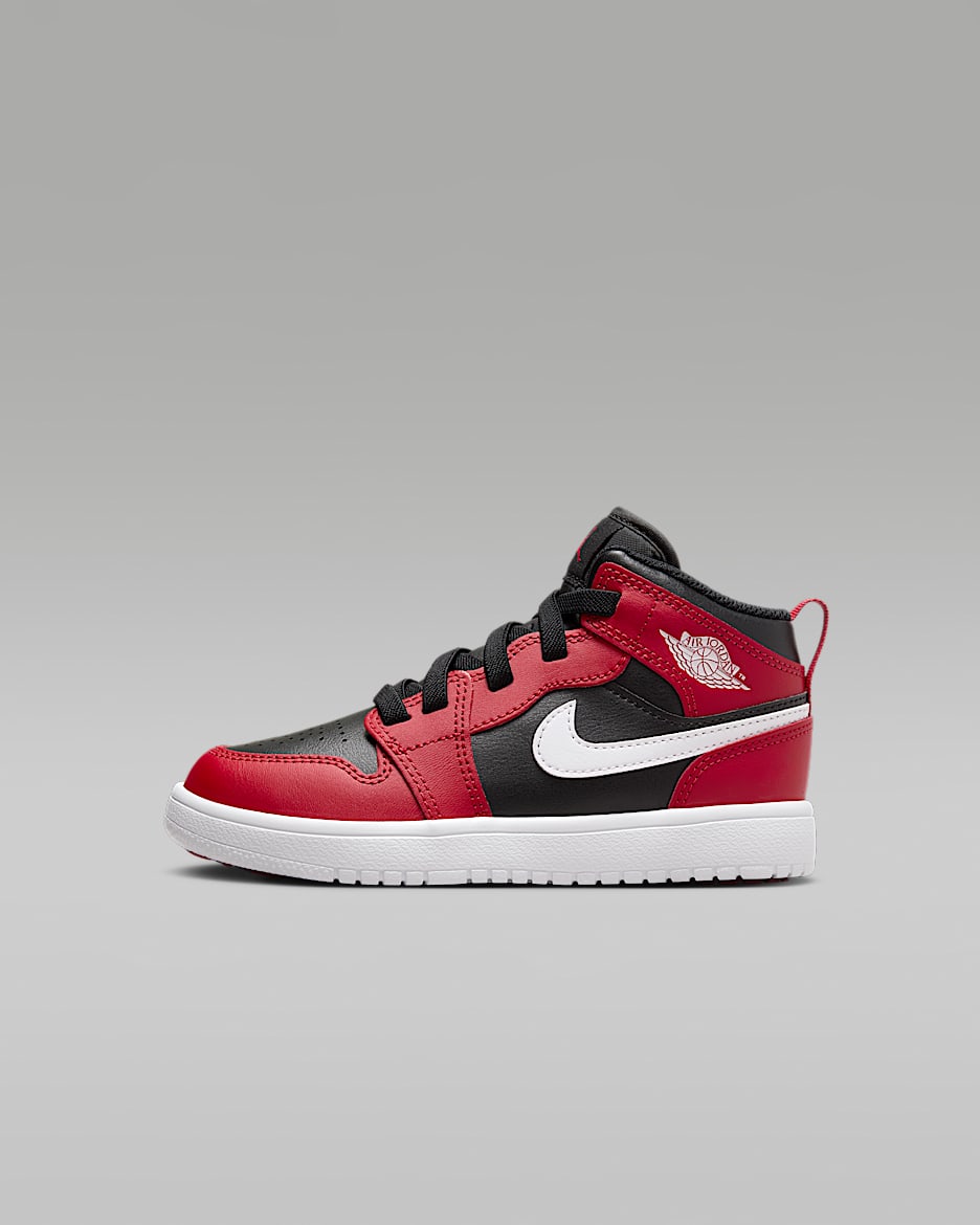 Calzado para ninos de preescolar Jordan 1 Mid Alt. Nike MX